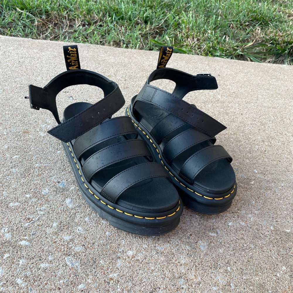 Dr. Martens Black Sandals